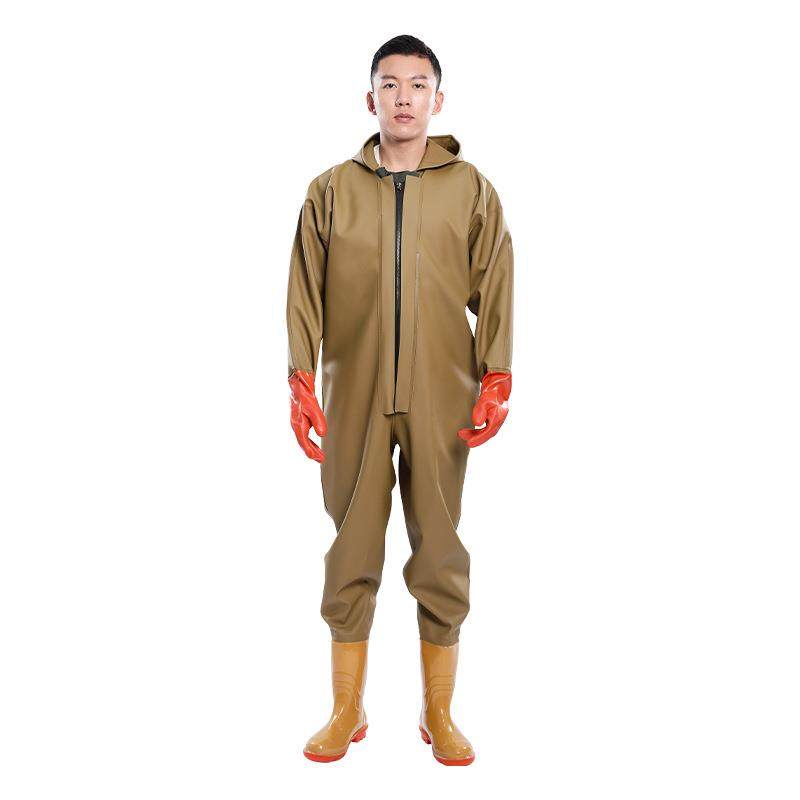 厂家防水连体下水裤冬季钓鱼捕鱼手套服装雨鞋雨裤,户外/登山/野营/旅行用品,钓鱼服,淘宝优惠券,粉丝福利购,淘宝优惠卷