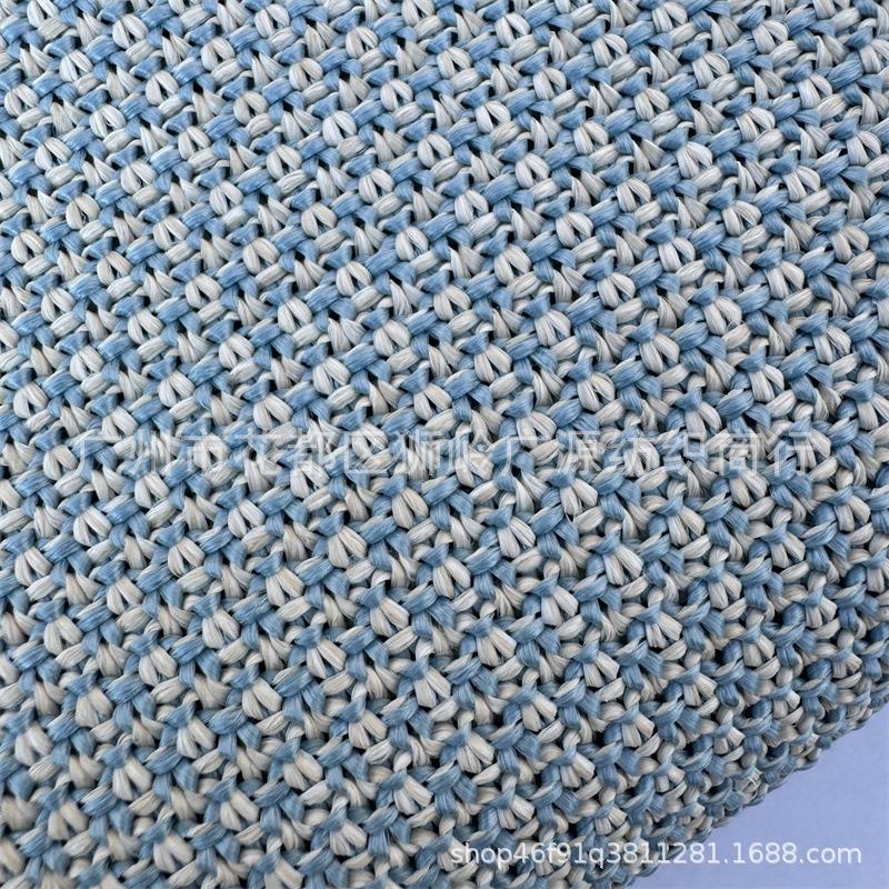 工厂直销优质P草编纹理清晰层7320A次分明箱包鞋材装P饰布