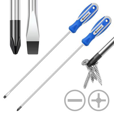 2件螺丝刀套装十字一字多功能修理工具复合橡胶手柄一件起售