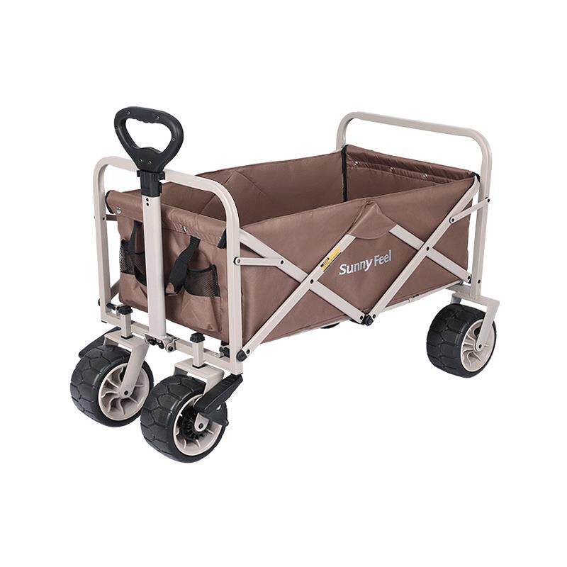 山扉户外露营装备推车折叠露营手推车野餐旅行营地车