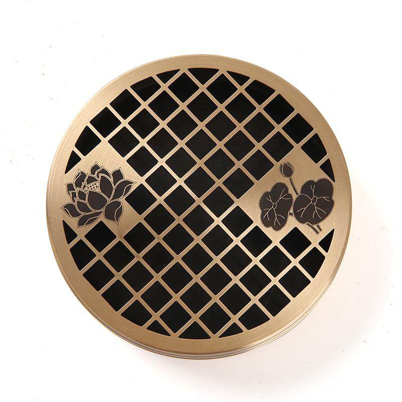 镂空创意黄铜家用室内沉香盘香蚊香熏香道篆香炉工具盒摆件,餐饮具,茶道/香炉,淘宝优惠券,粉丝福利购,淘宝优惠卷