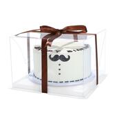 蛋糕透明一体盒4寸6寸8寸10寸加高烘焙西点盒单层双层三层50套装