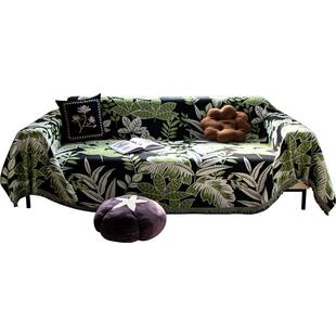 轻奢沙发巾2025年流行新款四季通用高级感防滑坐垫子皮套罩全盖布