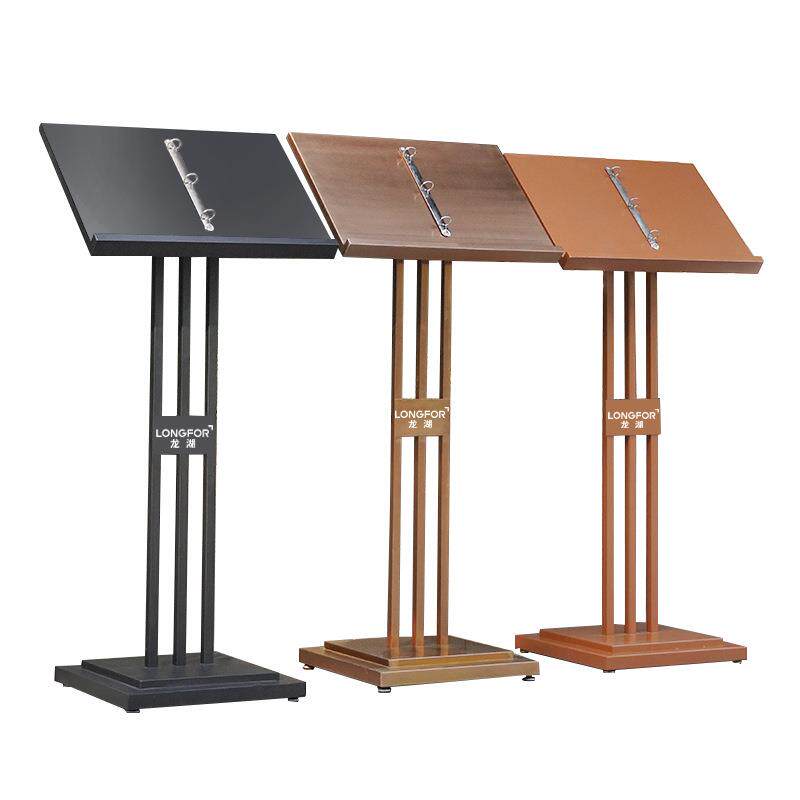 厂家直销合同资料架菜单展示架菜谱展架售楼部活页文件资料公示架