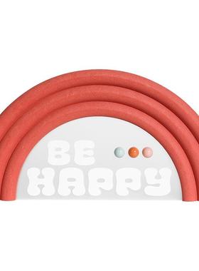 wozoom摆件家居饰品房间装饰品电视柜入户玄关彩虹ins风摆