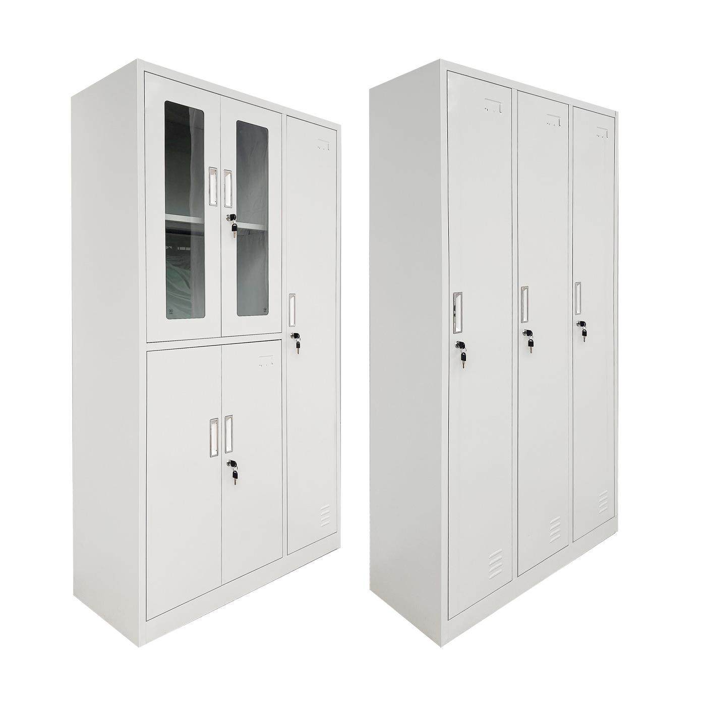 钢制更衣柜员工宿舍储物柜健身房换衣柜带锁存包柜铁皮碗柜鞋柜子,商业/办公家具,办公储物柜,淘宝优惠券,粉丝福利购,淘宝优惠卷