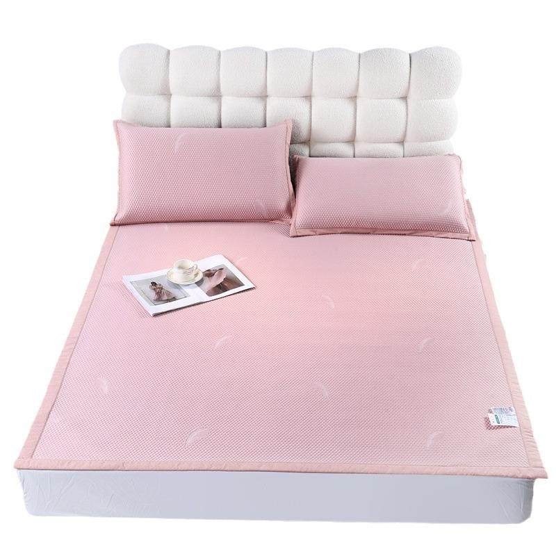 夏天冰丝豆豆凉席床笠三件套202新款夏季学生宿舍单人席子可水洗