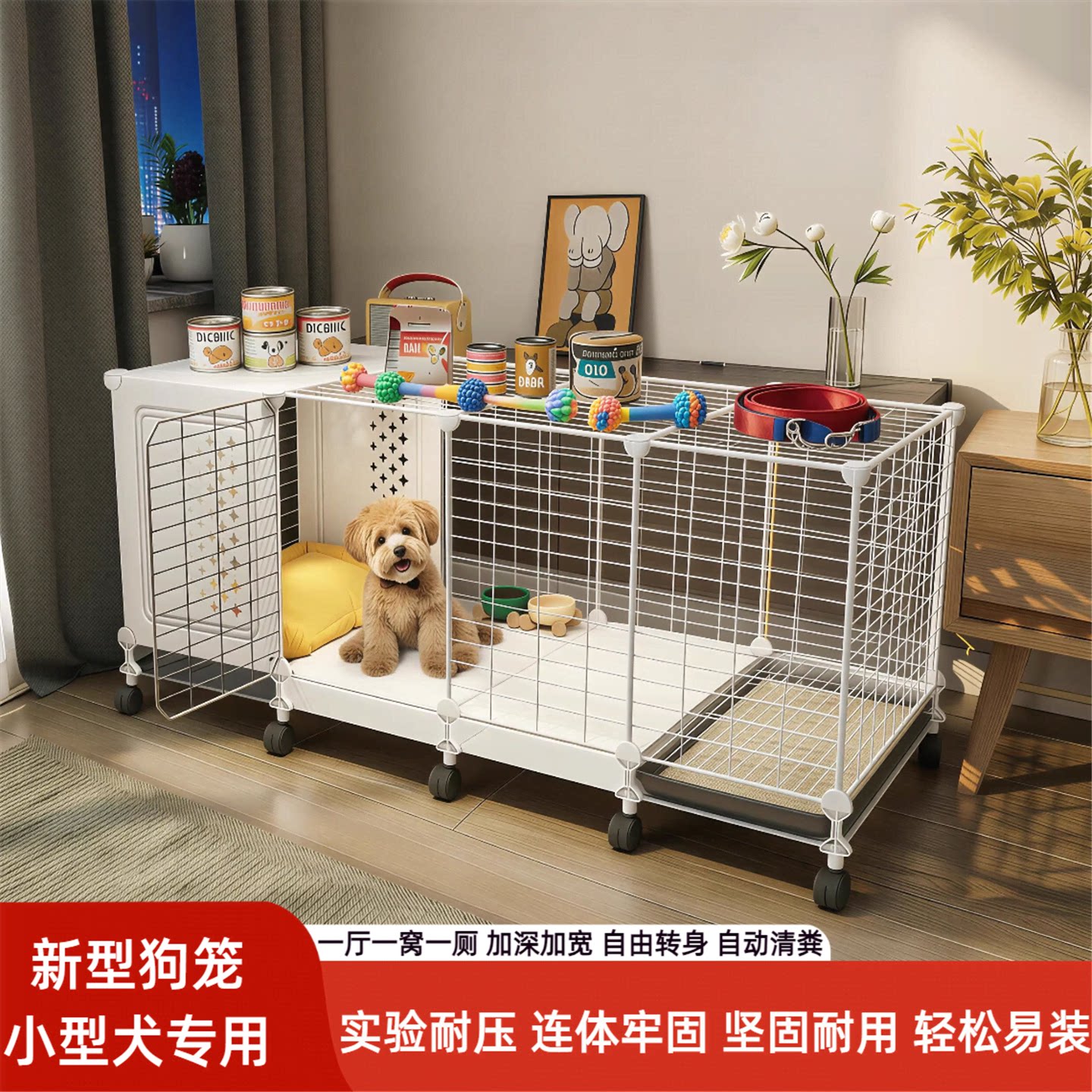狗笼小型犬比熊博美一室一厅一卫
