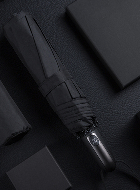 经典英伦男士高尔夫伞全自动开收大号双人三折双层防风加固超大号