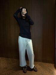 2026新款外贸单R*W松紧腰抽绳休闲裤女宽松显瘦休闲百搭长裤FV001