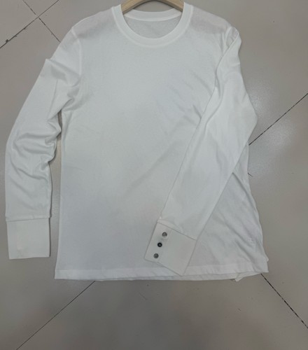 c*s极简小众设计袖口纽扣设计韩版百搭显瘦长袖上衣宽松KN81090