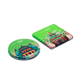 磁性DIY个性定制办公教学创意亚克力冰箱贴贴磁力贴