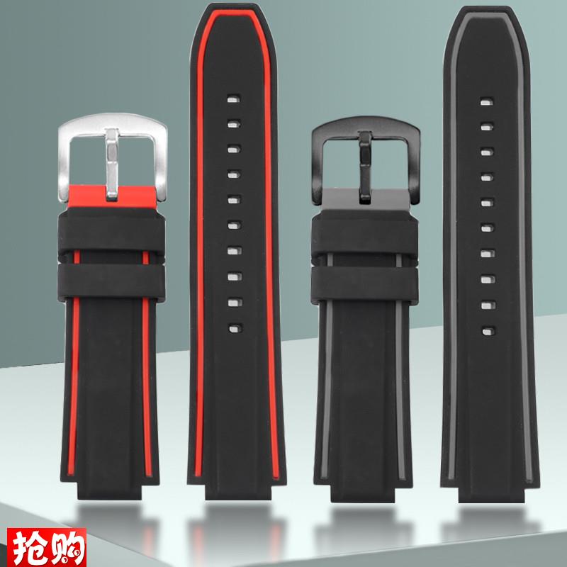 适配卡西欧G-SHOCK橡胶手表带GA-900改装男运动防水硅胶V表链24.1