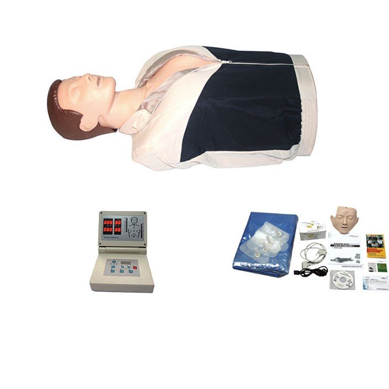 心肺复苏模拟人CPR250半身考核人工呼吸M心脏按压急救训练假人体