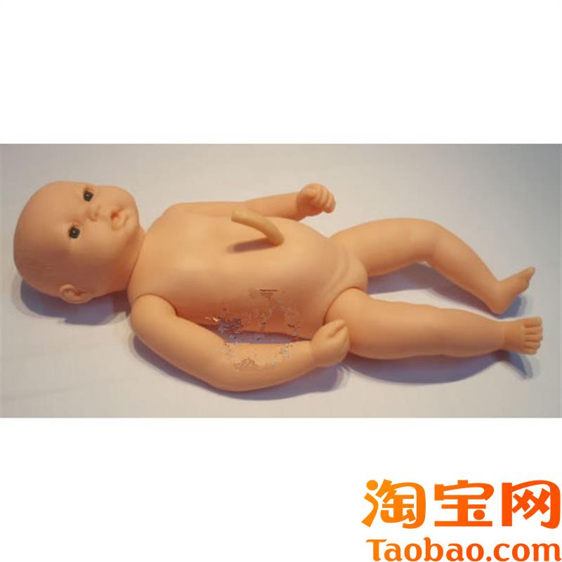 原装适用新出生婴儿附脐带模型婴儿模型满月嫂新生儿护理练习模型