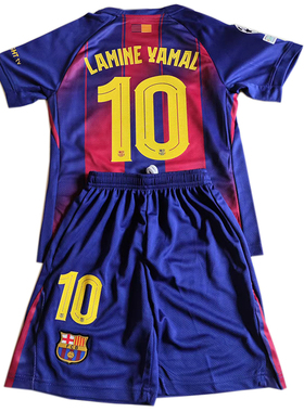 25 /26 Barcelona Kids kits GAVI Lewandowski Soccer Jersey