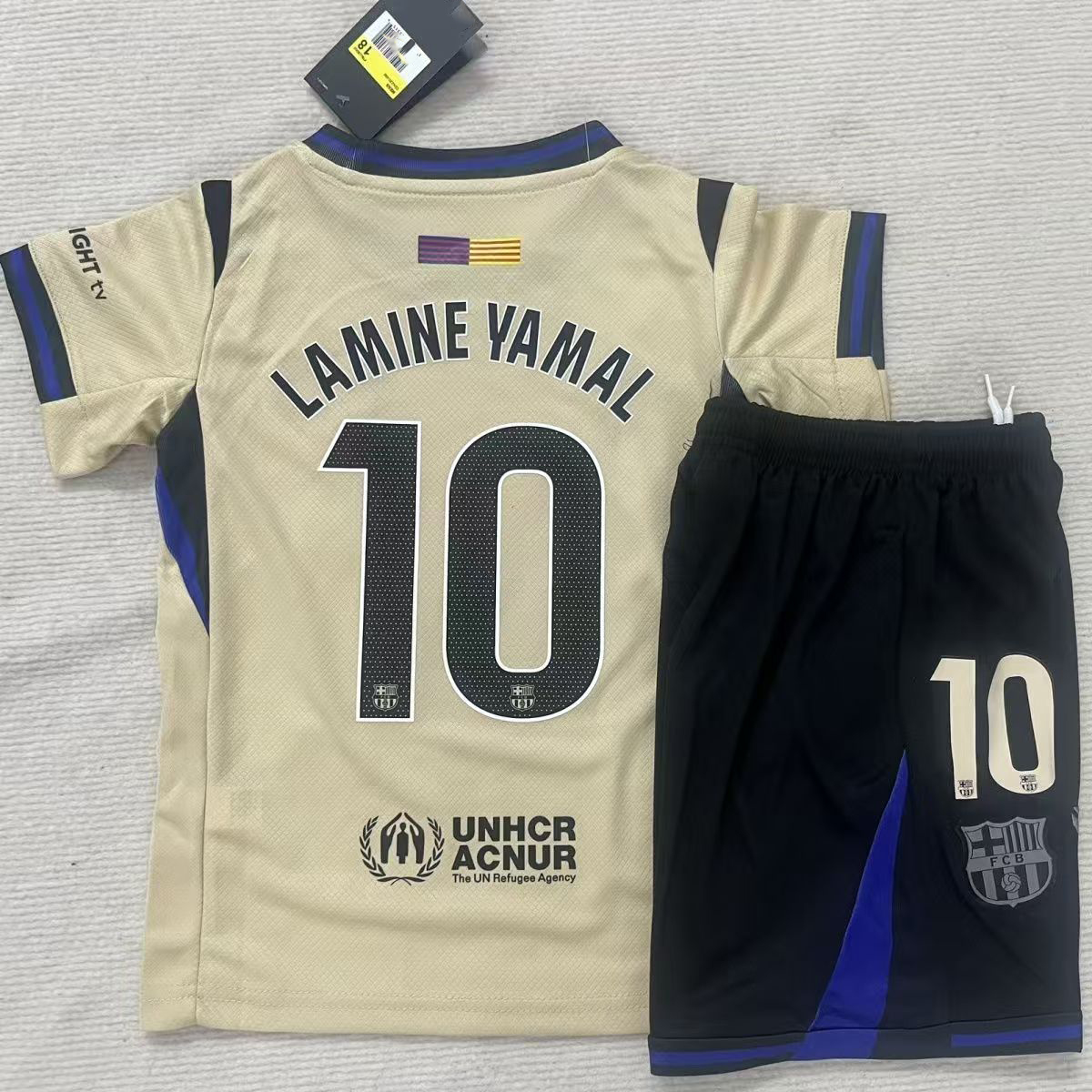 New Barcelona Kids kits GAVI LAMINE YAMAL Soccer Jersey