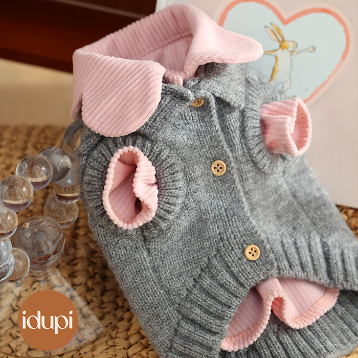 idupi宠物衣服可爱灯芯绒衬衣