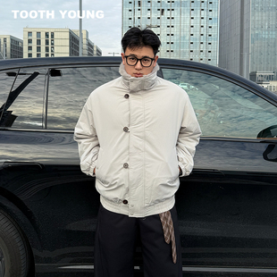 郑一爱穿搭【雕王】立领保暖纽扣保暖男棉服冬季防风座山雕外套