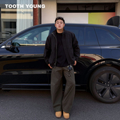 立领大码 郑一爱穿搭 通勤夹克 宽松秋季 户外男装 城市猎人 工装