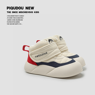 子女童棉鞋 防水加厚加绒男童鞋 防滑宝宝棉靴 保暖鞋 儿童雪地靴冬季