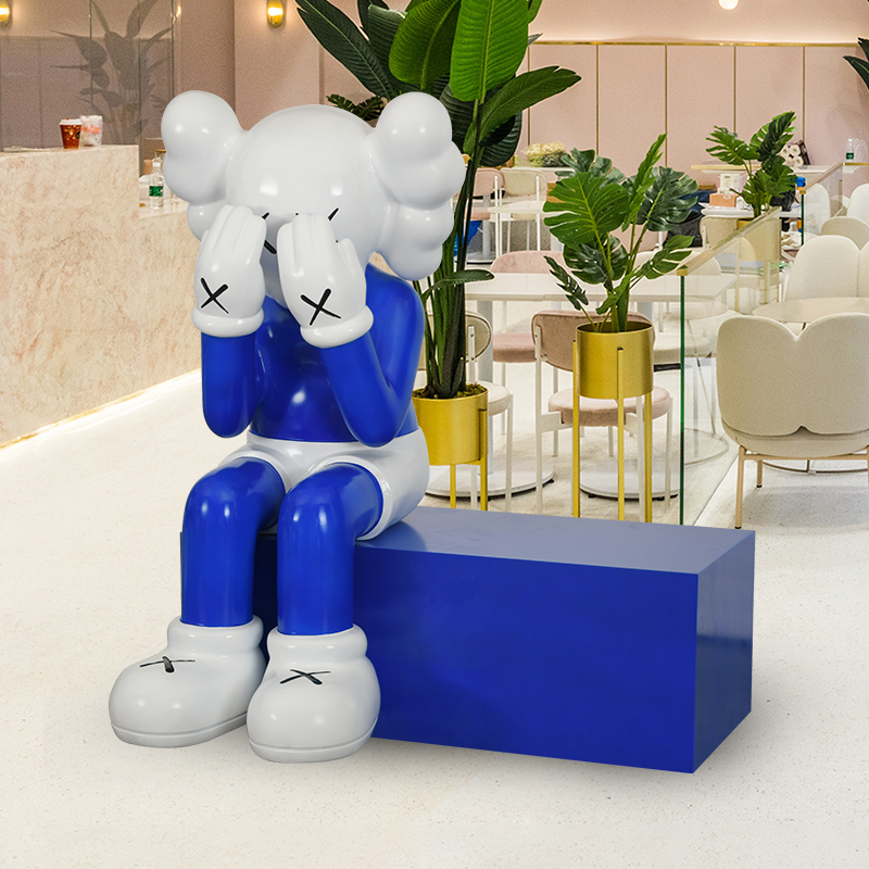 花千总卡通门店kaws大摆件雕塑