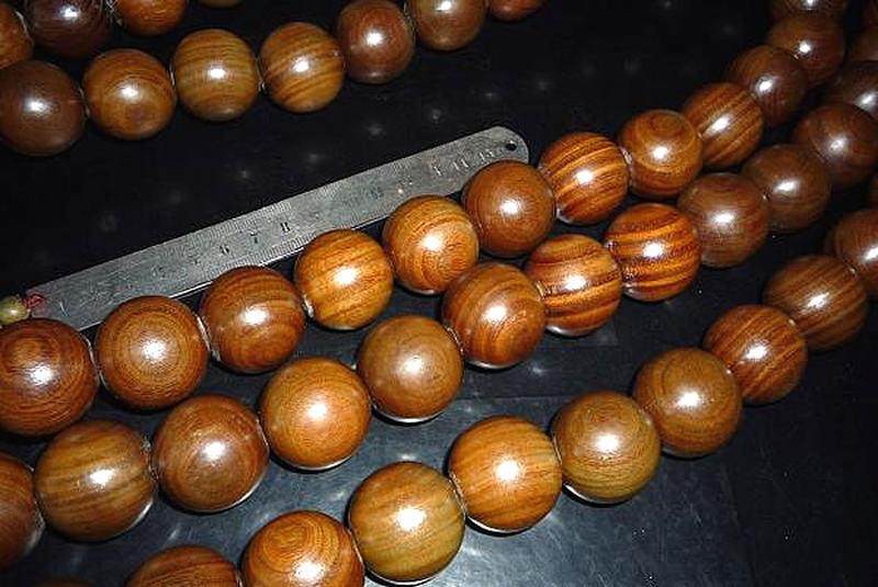 新正品保证佛珠绿檀木108颗念珠文玩僧人挂珠玉檀香高僧手持珠厂