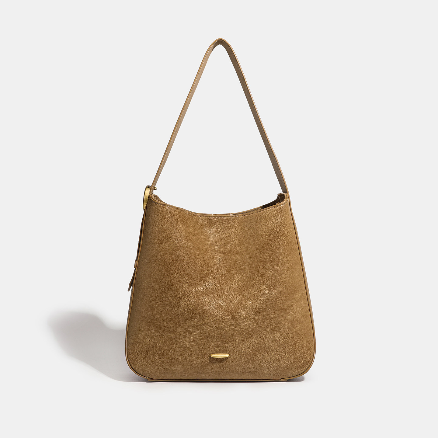 日本バッグ2025新款韩版时尚复古水桶包女士通勤单肩斜挎托特包,箱包皮具/热销女包/男包,单肩包,淘宝优惠券,粉丝福利购,淘宝优惠卷