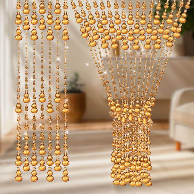 相帘风水隔断装饰帘卧室客厅玄关挂帘水晶珠子家用门帘塑料珠帘