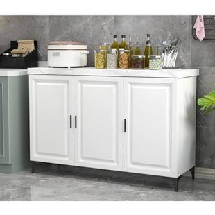 大理石餐具柜家用微波储物柜茶叶储物柜橱柜橱柜橱柜厨房岛烹饪桌