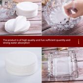 灰烟缸内垫纸一次性防烟灰吸水纸烟烟灰缸 纸垫内置灰缸纸清