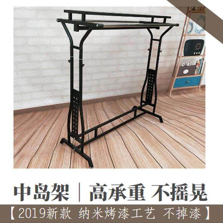 欧式铁艺服装架展示架 落地式婚纱陈列架 服装店货架侧挂龙门衣架