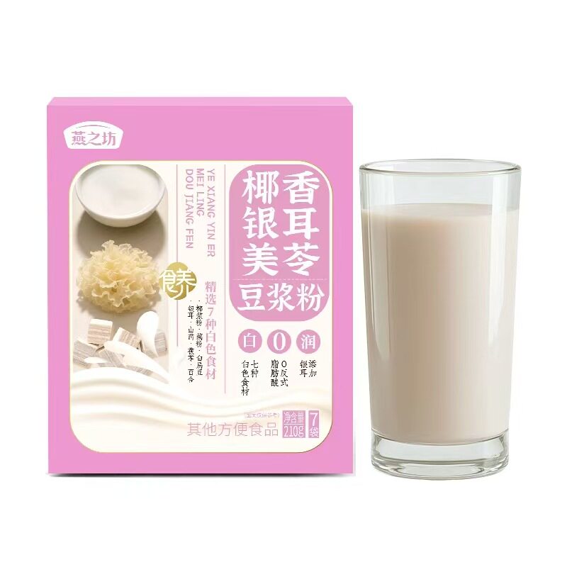 燕之坊椰香银耳美苓豆浆粉条装