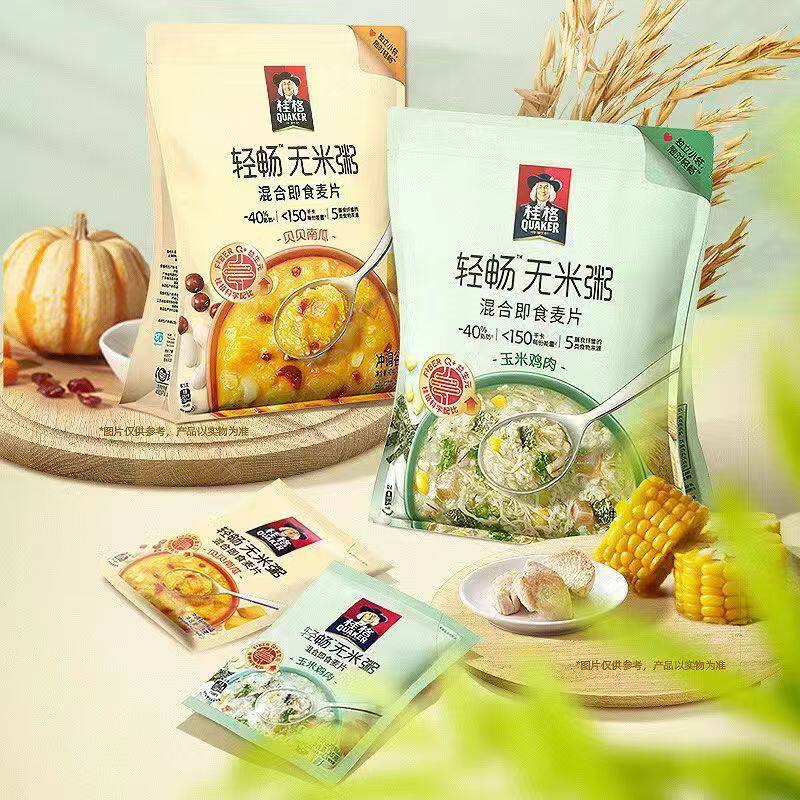 桂格无米燕麦片玉米鸡肉味速溶