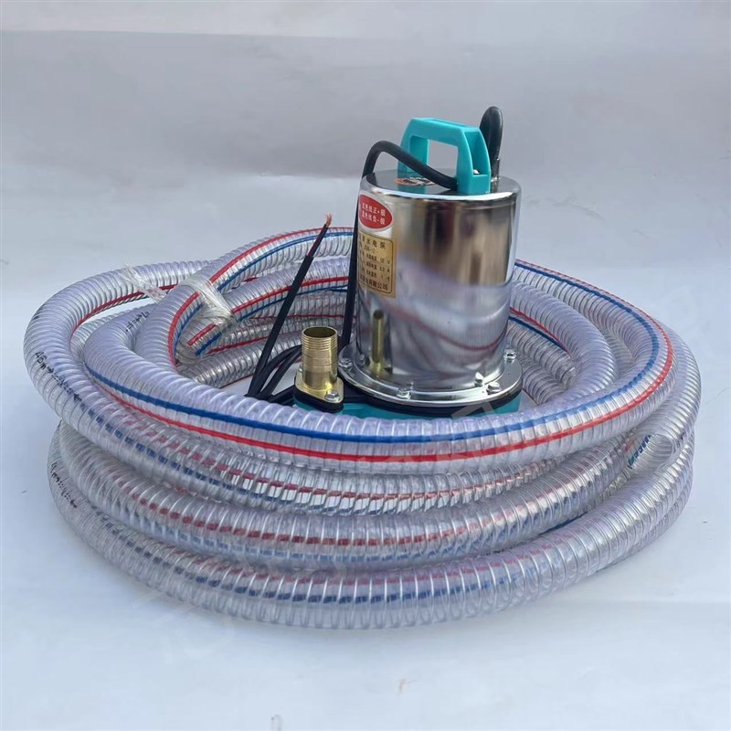 小型高扬程直流潜水泵1n2V24伏48-60伏电瓶电动车品字头抽水机水