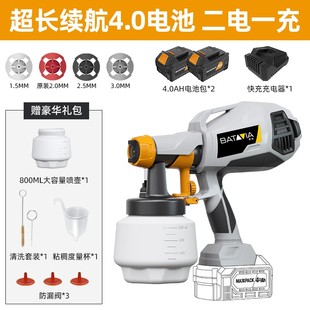电动喷漆枪小型家用喷涂料机自动喷枪油漆喷枪墙面乳胶漆喷涂神器