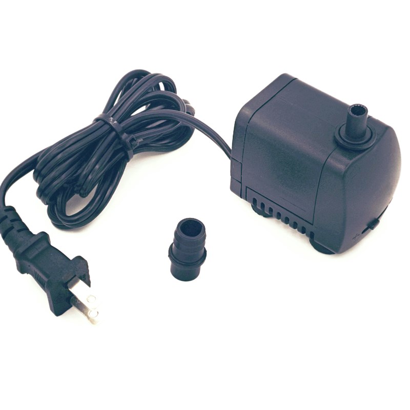 鱼缸小水泵 Hmax:1m AT-7w07美规极性插110V 7W 水族潜水泵 抽水