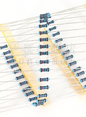 1/4w金属膜电阻1% 0.25W 22KR 24KR 27KR 30K 33KR 36KR 39K 43KR