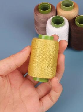 小卷缝纫线家用彩色手缝针线02多色涤纶手缝线缝纫机小线黑色线