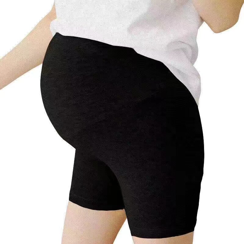 임부복 여름 퍼프 코튼 반팔 원피스 임신 중 임산부를 위한 루즈하고 패셔너블한 배 커버 투피스 세트 배 커버 임부복