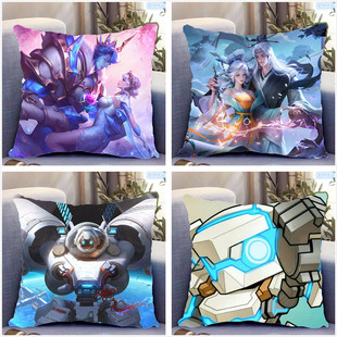 王者荣耀周边抱枕盾山干将莫邪同款皮肤卡通动漫二次元礼物可定制