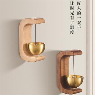风铃手工冰箱贴入户治愈系纯铜撞铃开门提醒门挂饰 多巴胺磁吸门式