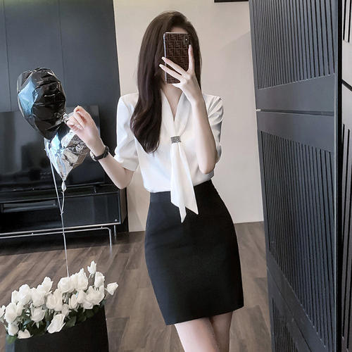 白衬衫职业套装女装2026