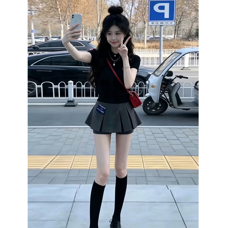 夏季女装韩系chic辣妹穿