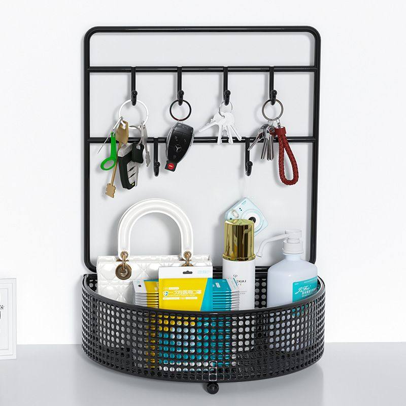 玄关钥匙收纳摆件进门口入户置物盒鞋柜上口罩放置架茶几桌面托盘