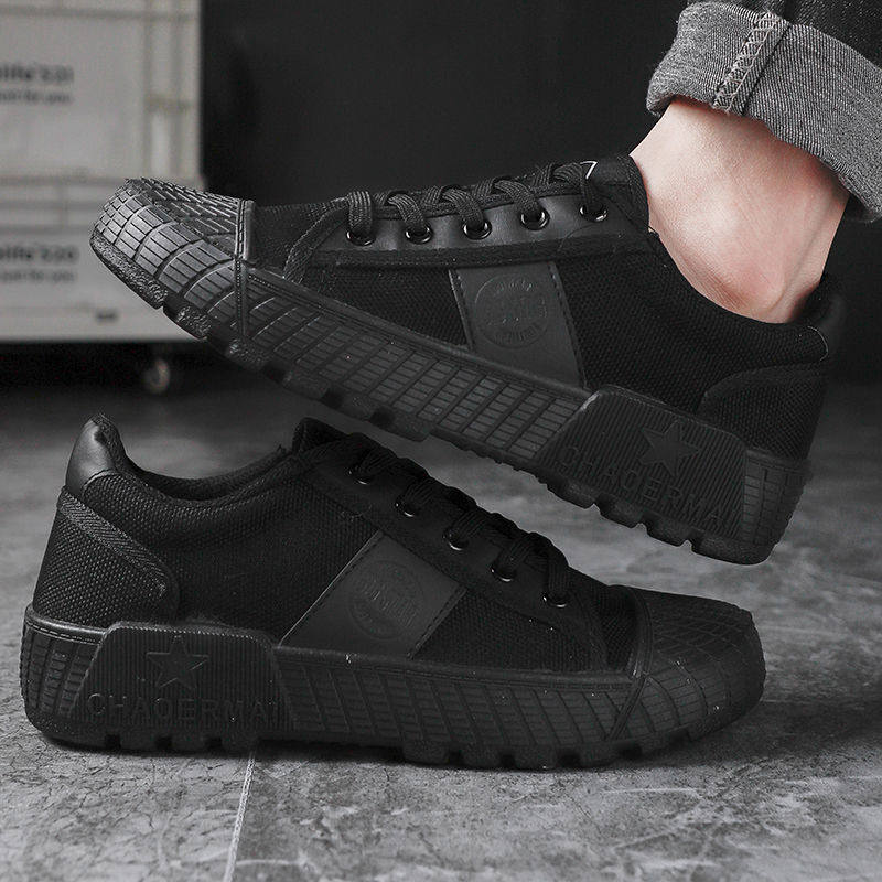 3522劳保鞋男轻便工装鞋透气户外徒步解放鞋工地耐磨防滑干活胶鞋