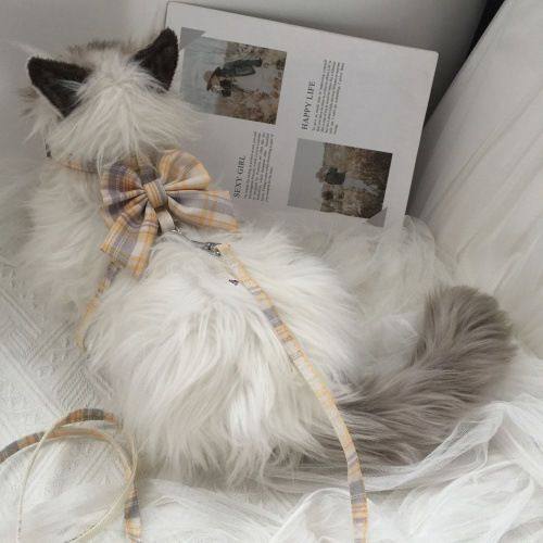 高颜值猫咪牵引绳外出防脱工字型溜猫绳布偶英短蓝猫幼猫兔子,宠物/宠物食品及用品,猫牵引绳,淘宝优惠券,粉丝福利购,淘宝优惠卷