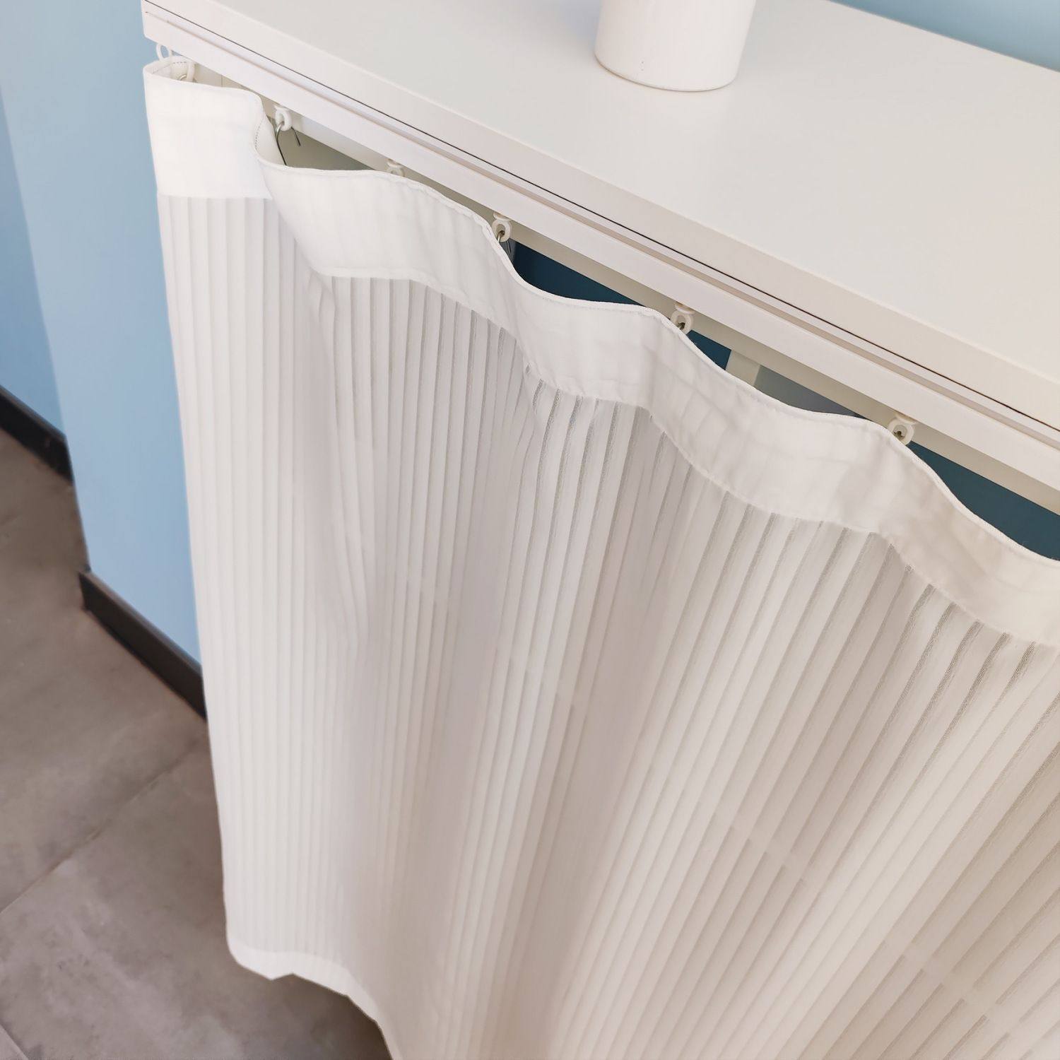 柜类遮挡帘子滑轨式杂物遮丑小短帘免打孔厨房柜门帘洗衣机防尘,居家布艺,门帘,淘宝优惠券,粉丝福利购,淘宝优惠卷