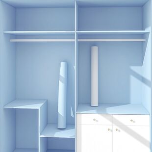 衣柜贴纸翻新自粘衣橱抽屉柜子内部里面防霉防潮垫纸翻新家具凌之