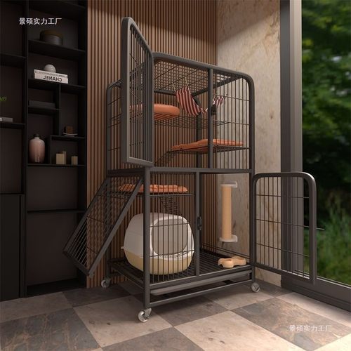 猫别墅不占地宠物猫咪房子猫笼子家用室内两层小户型猫窝猫舍猫屋